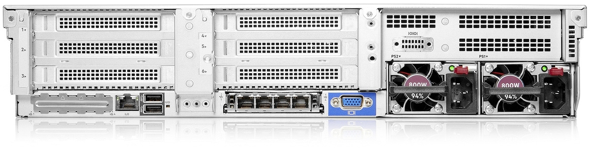 HPE-ProLiant-DL380-Gen10-Plus-server-Rear